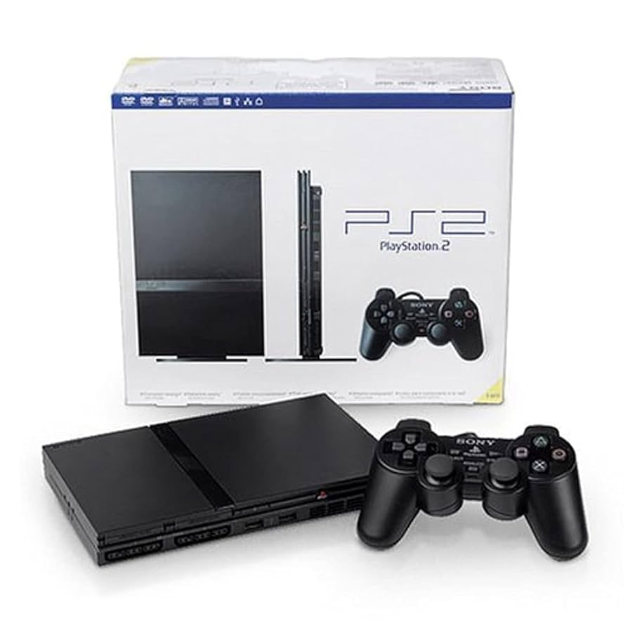 Amazon | PlayStation 2 - PS2 Konsole Slim, black (inkl. Dual